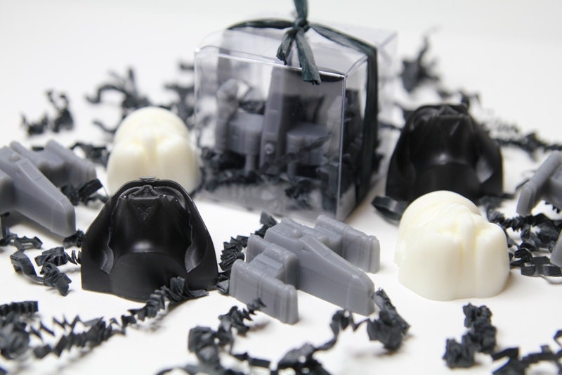 Soap Wars - Space Vador Kid Soap- Child Party Favors - 15 SETS of Star Wars Inspired Favors