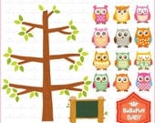 Owls and Tree ---- Personal and Small Commercial Use ---- BB 0016