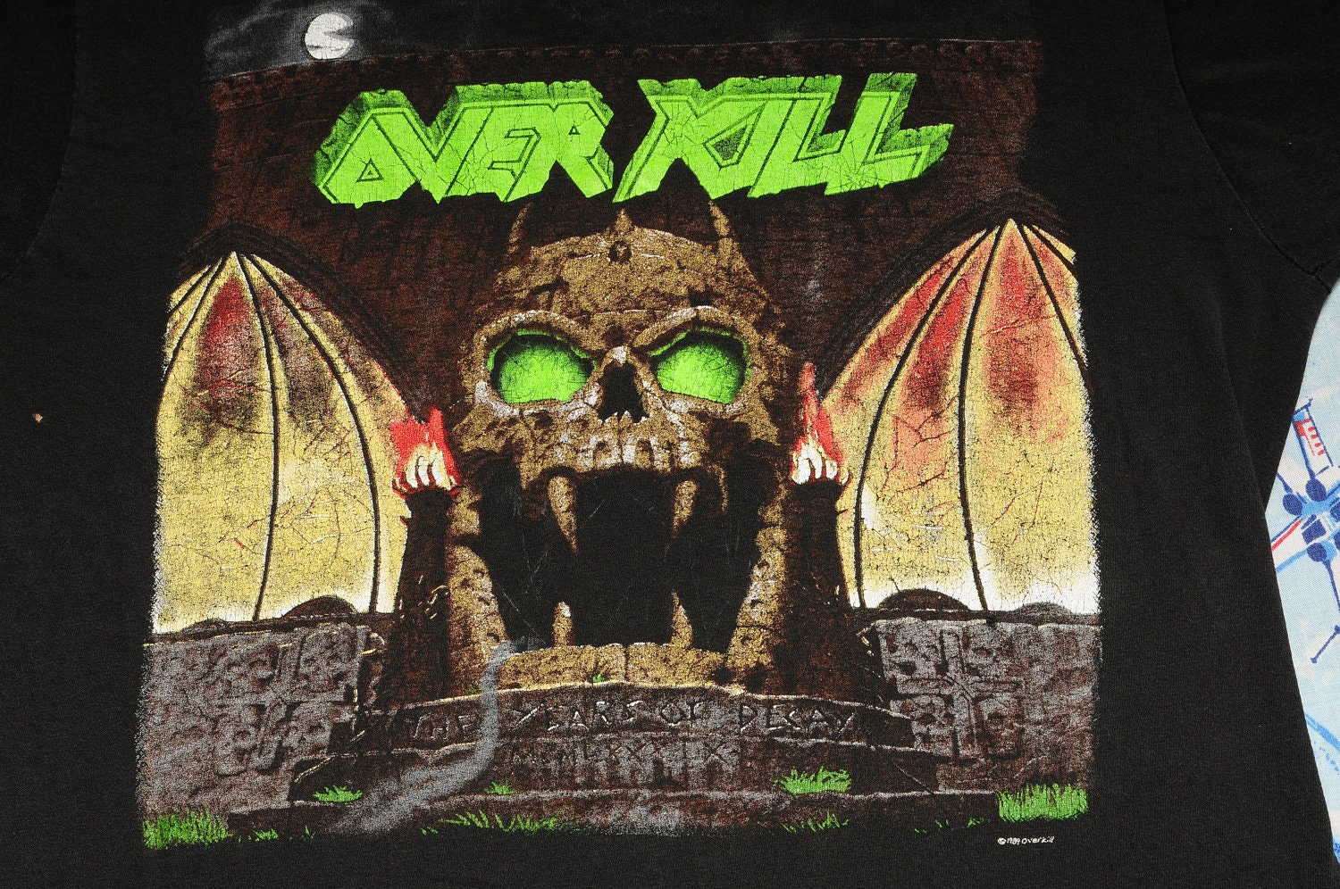 1989 OVER KILL TShirt Double Sided