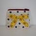 Polka Dot Coin Purse with Vintage Measuring Tape Bow