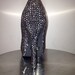 Chrome Studded Crystallized High Heels