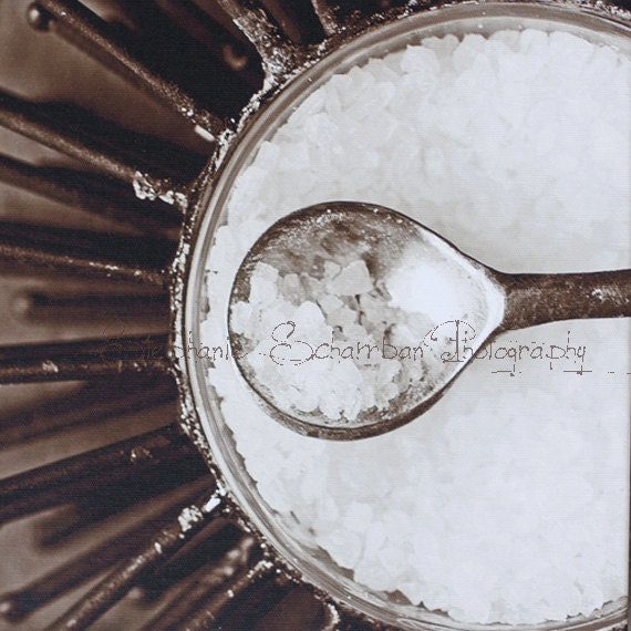 12x12 Sepia Toned Print : Salt 2