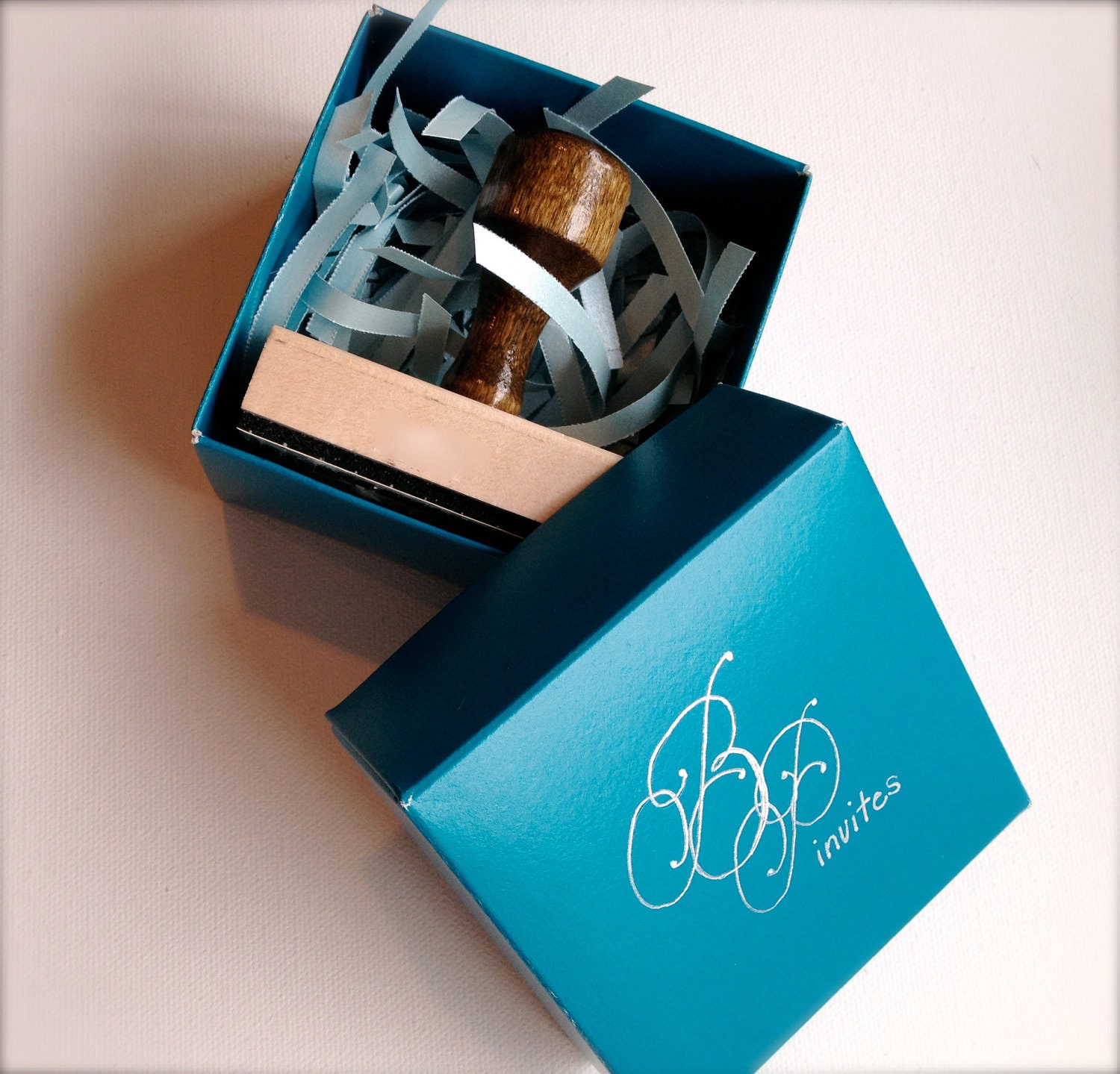 Custom Calligraphy Return Address or Gift Stamp