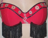 Tribal Dance Red Bra Tribaret