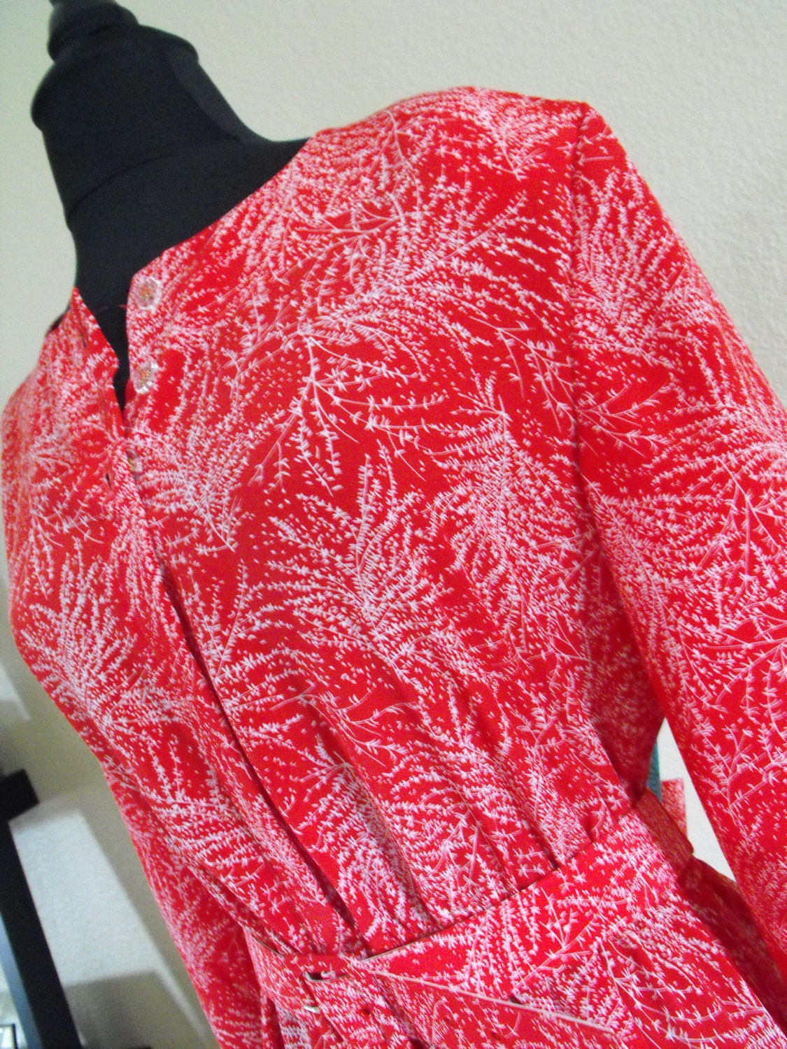 Vintage Dress by Blair Boutique Red and White