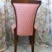 RESERVED for lisalamb7 vintage MID CENTURY Pink Vanity Parlor Boudoir Chair