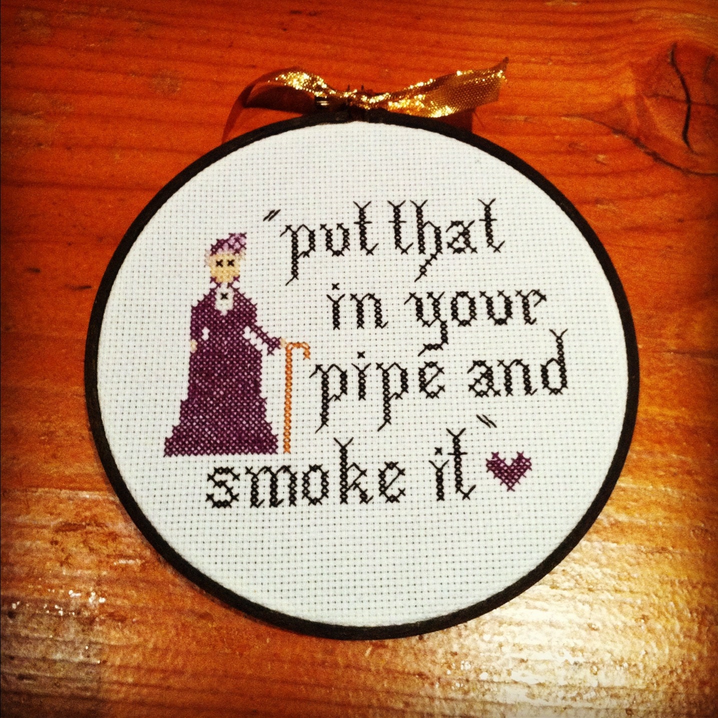 Downton Abbey Dowager Countess Cross Stitch Pattern