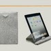 Felt Snug fit iPad sleeve iPad bag iPad Case iPad Stand for iPad 2 3 4 Handmade Custom Made :E568-LGra01