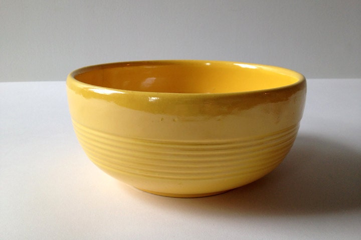 Yellow Stangl Fruit Bowl