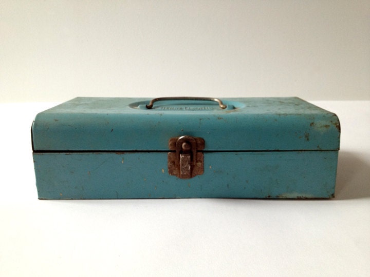 Turquoise Bernz-o-Matic Tool Box