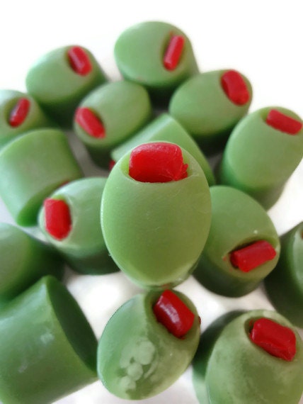 Olive Soaps - Martini Party Favors - Squeaky Clean Soaps