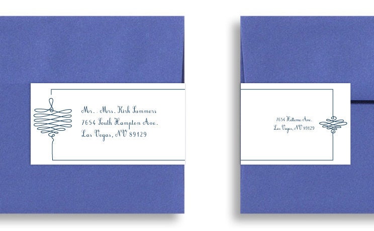 Custom Wraparound Mailing Labels - (Gorda)