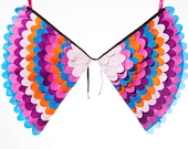 LARGE SIZE - Fancy Dress Costume Bird Wings, Fairy Wings, Super Hero Wings, Toddler Pretend Play Accessory - The Freya Wings