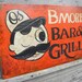 Natty Boh Bar & Grill Sign, hand painted, original, faux vintage wood sign
