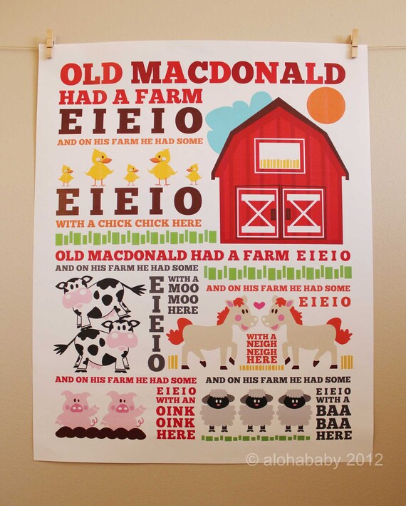 Old MacDonald poster