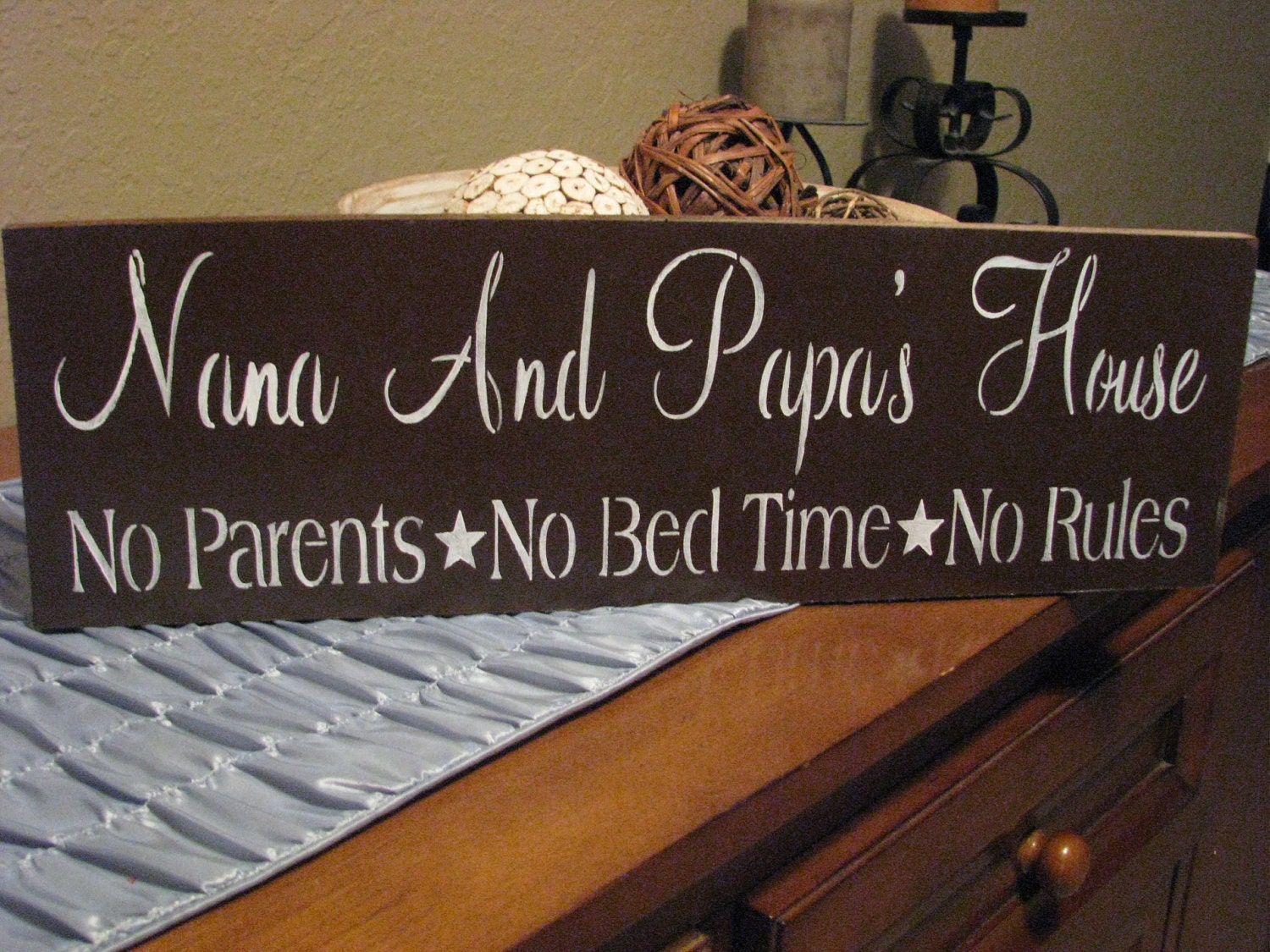 nana and papa's house sign