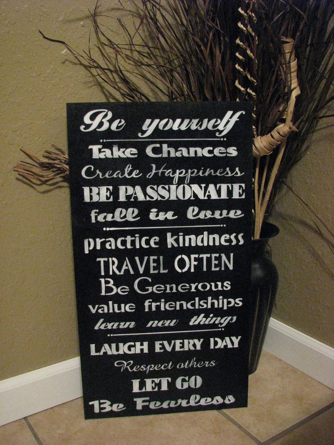 Be yourself sign