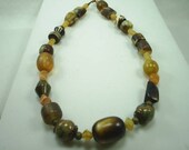 Unakite Gemstone Necklace Handcrafted Metaphysical Design 2342MJ
