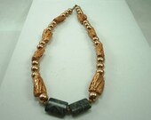 Jasper Pine Gemstone Necklace Handcrafted Metaphysical Design 2343MJ