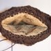 Tunisian Stitch in the Round Cell Bag - Handmade Crochet, Original Design