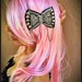 long pink wig
