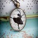 Dancining Damsel - Glass Pendant Necklace