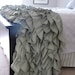Queen-Size Ruffled Throw