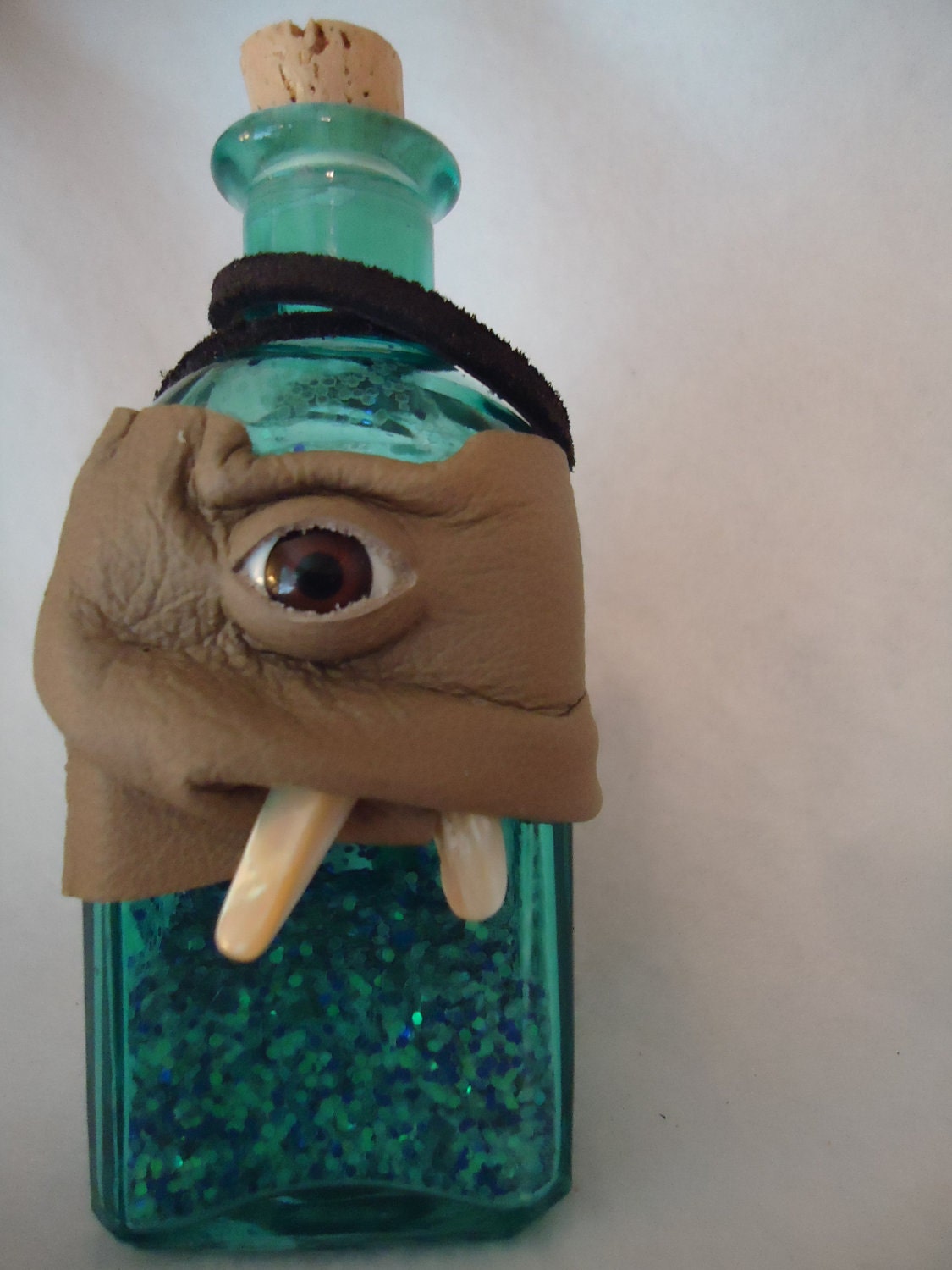 Potion Bottle with Exploding Dust LARP Halloween Witch Wiccan Pagan