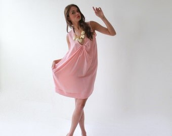 Ice Cream , Pink sundress ,Cocktail  Dress