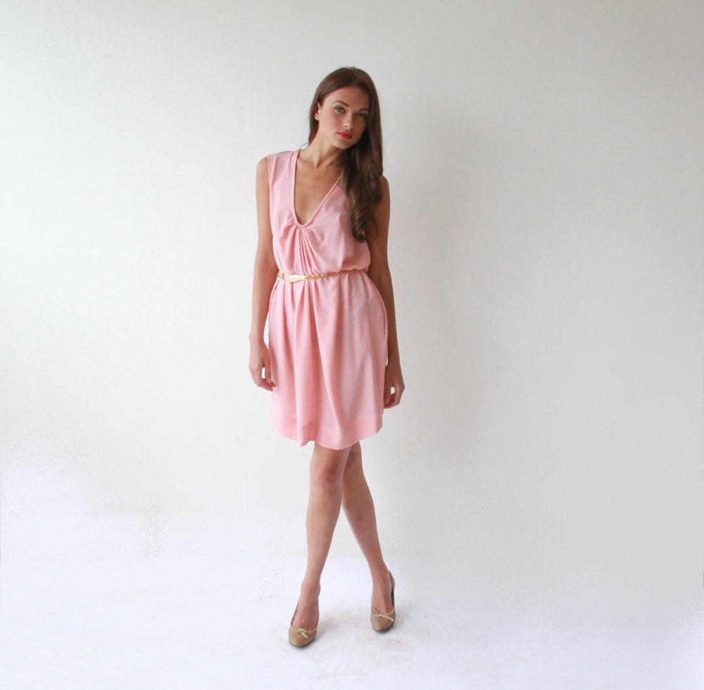 Ice Cream , Pink sundress ,Cocktail  Dress