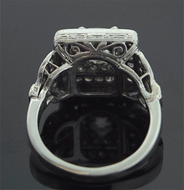 Antique Diamond Ring - Beautiful Platinum and Diamond Ring