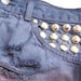 High waist dip dye shorts S