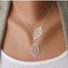 ancient vintage style silvery leaves pendant women collarbone necklace short necklace XL81
