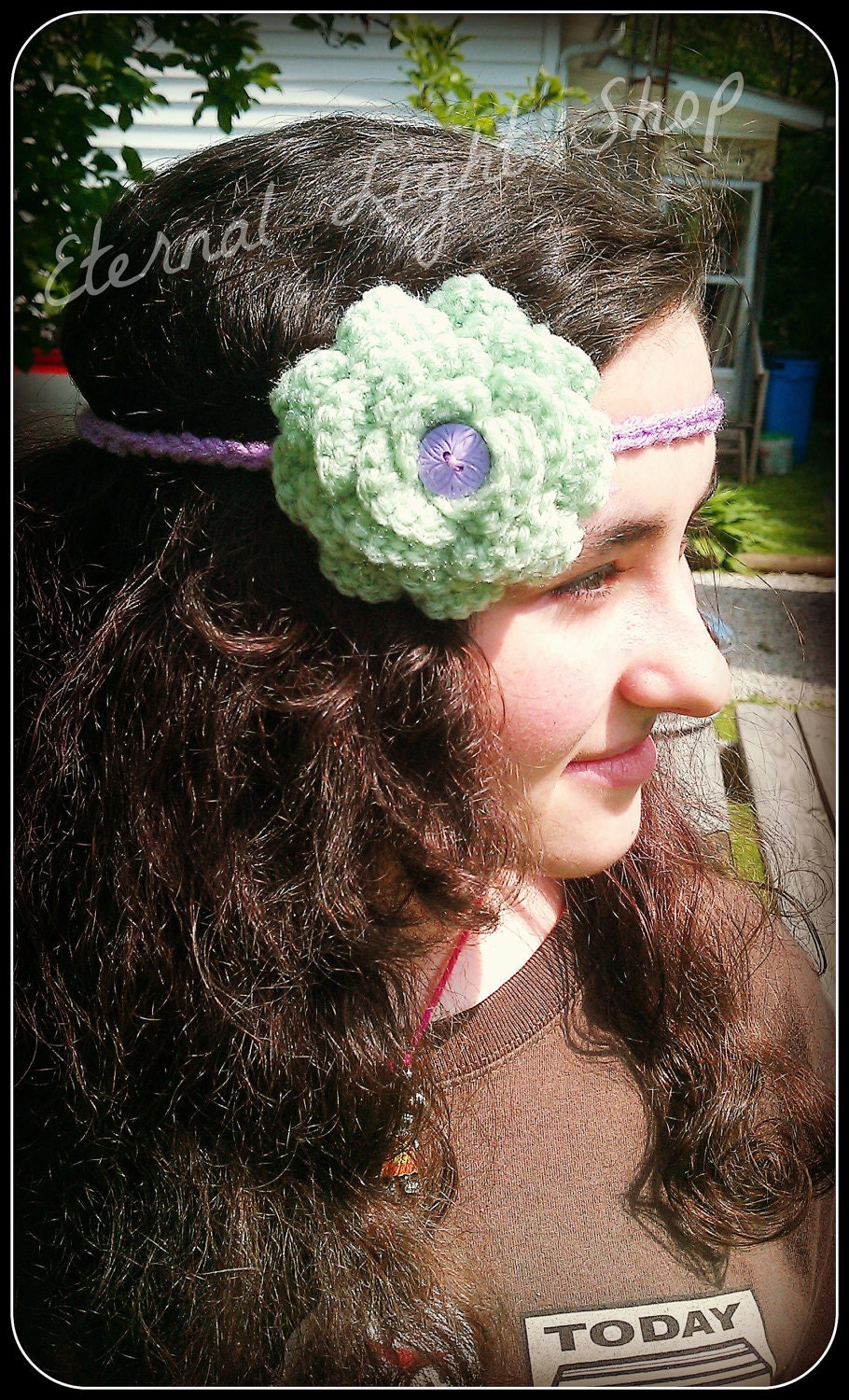Braided Flower Headband V1