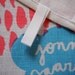 Hand printed 'Hundreds & Thousands' tea towel in 100% Linen