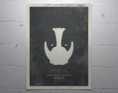 The DARK KNIGHT RISES - movie poster: 12x16" fine art print