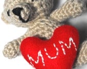 Mother's Day Tiny Teddy Bear with Heart