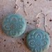Jade Green Earrings - Sterling Silver - Jade Green Polymer Clay Earrings