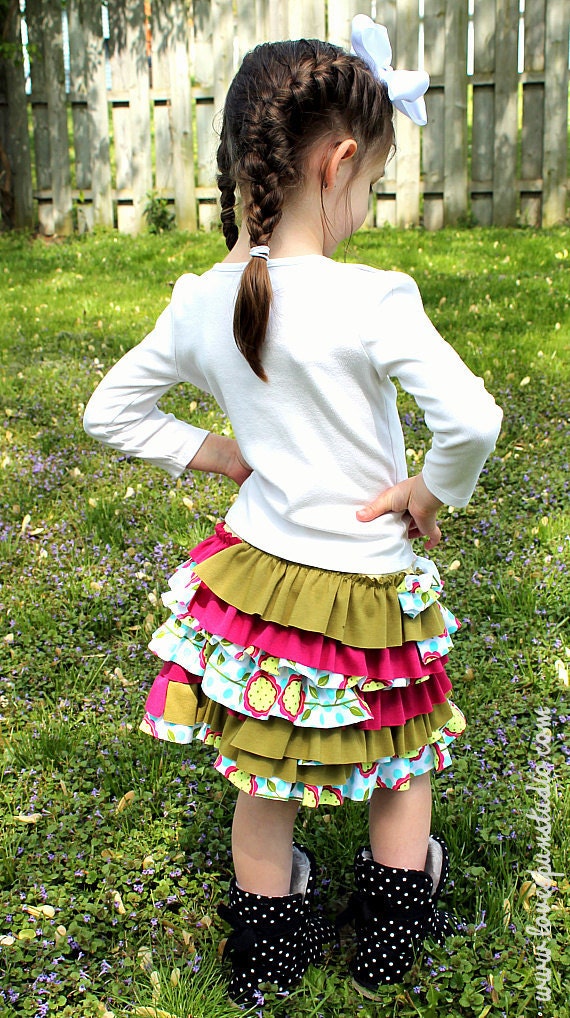 Rings of Ruffles Sweet Spring Skirt- Custom
