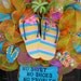 Flipppity Flop Deco Mesh Wreath