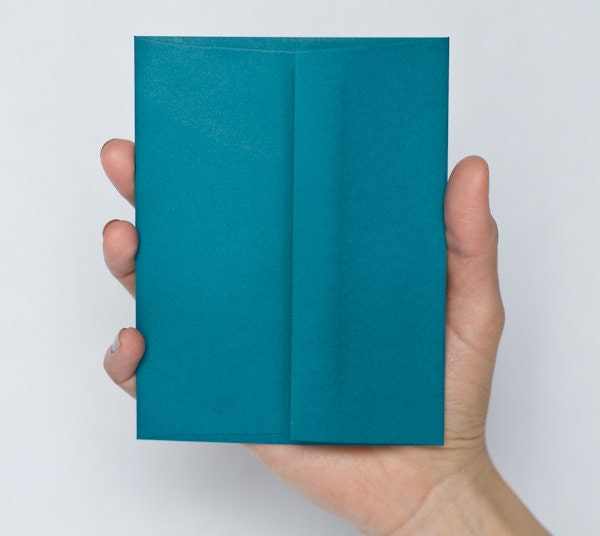 Letterpress Father's Day Card - Kraft Paper - Peacock Blue Ink