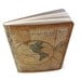 Travel Journal, Old World Map, Mini, Small Travel Notebook, Pocket Moleskine, Altered Art Journal, Wanderlust Journal