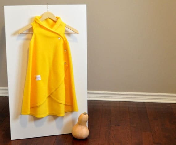 The Sleep 'n Cuddle Wrap Fleece Toddler Sleep Sack and Wearable Baby Blanket (Yellow) Lightweight Fleece