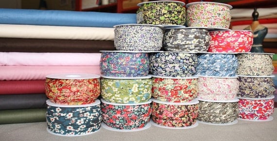 Liberty of London biasbinding - 9  meter - every combination possible