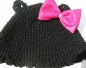 black bear hat for child