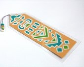 Graphic Modern Tribal Bookmark - Original Art - Medium size