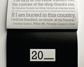 Calendar / Nice Sentences
