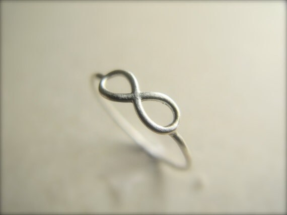 Tiny Infinity Ring - Sterling Silver