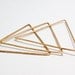 Triangle Trio Brass Bangles