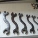 Found object welded garden art fish, Gone COASTAL